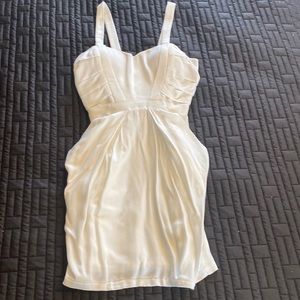 BCBG generation size 2 white dress with pockets